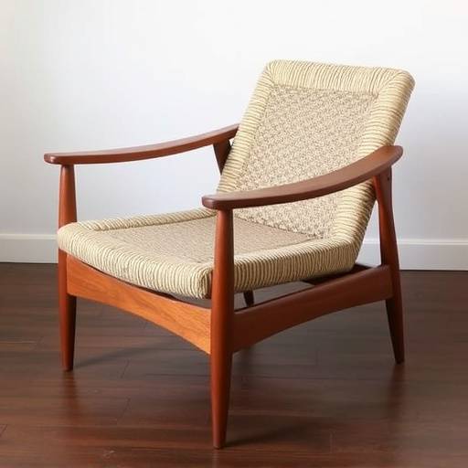 The 'Ottawa River' Armchair: A luxurious armchair upholstered in genuine leather, featuring a swivel base and reclining function.